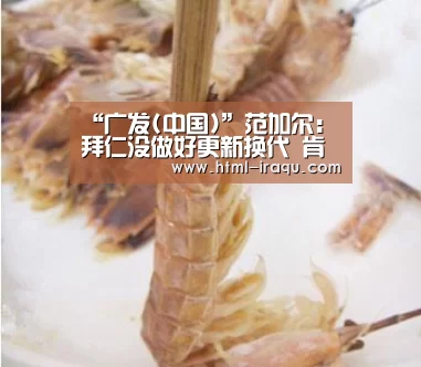 “广发(中国)”范加尔:拜仁没做好更新换代 肯定不会再度进宫(图2) 广发体育